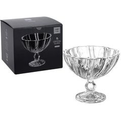 Veselă Holland 41555 Paris Конфетница хрустальная на ножке Paris D19cm H16cm