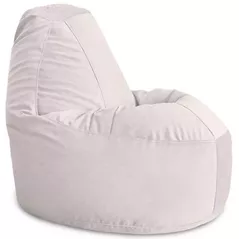 Fotoliu BeanBag BeanBag BM5886, Velur de lux, XL, Vanilie