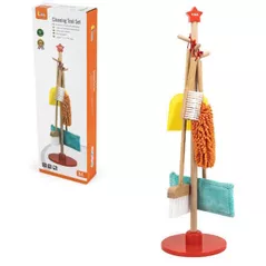 Jucărie Viga 44567 Set de 5 articole pentru menaj, pe suport