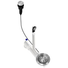 Sifon pentru chiuvetă bucătărie Helika-AquaSanita AQL-002V Steel