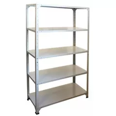 Cтеллаж складской УХЛ-МАШ МС-18-01уп Стеллаж модульный металлический (1840x970x390) (5 полок)