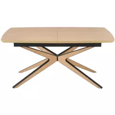 Стол Halmar JAMES, natural/negru