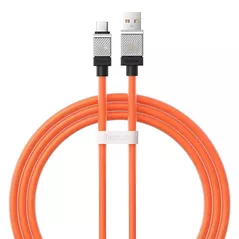 Кабель для моб. устройства Baseus CAKW000707 CoolPlay Series USB-A to Type-C 2.4A 12W 2m, Orange