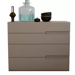 Комод Bayro Modena 1000x810x450 Ручка Sorrento серый камень