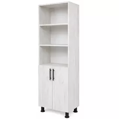 Dulap Mashtab S12515 Dulap cu 2 uși (600x340x1900) Stejar Alb