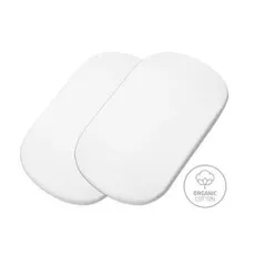 Lenjerie de pat pentru copii Maxi Cosi 2107431110 Cearceaf pentru patut Co-Sleeper Iora Air white, 2buc