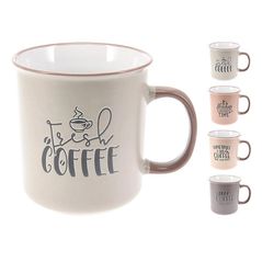 Cană Promstore 24642 Cana 710ml Fresh Coffee, ceramica