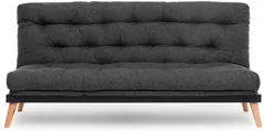 Диван Trendy Saki Gri inchis, extensibila (3 locuri)
