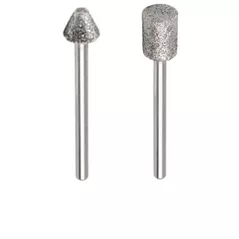 Набор головок, бит, насадок Wolfcraft 5989000 Set de stifturi diamante de slefuit 2 piese