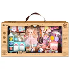 Кукла Essa A286-80 Set de joacă Păpușa stilată cu camioneta de înghețată