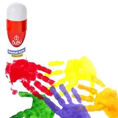 Set de creație BuBu PAR013 Vopsea roșie pentru pictură cu degetele, 250 ml