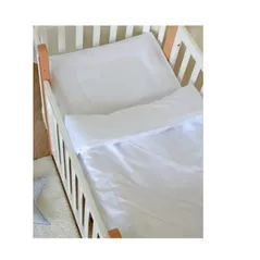 Lenjerie de pat pentru copii Veres 153.2.31 Сменная постель Флоренс белая (90x110/40x60) (3ед.)