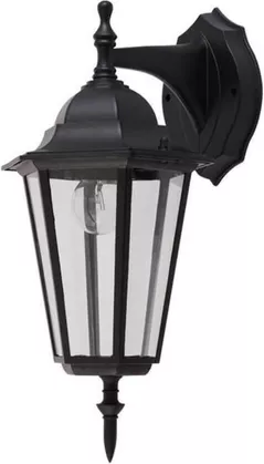Aplică exterior Vivalux VIV004185 de gradina MARIBOR, pe perete, E27, direcționat în jos, negru