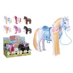 Jucărie Promstore 52507 Cal cu coama si pieptene 16X5X14cm