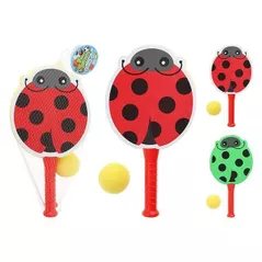 Активная игра Promstore 50789 Набор детский для тенниса: 2 ракетки +мяч 6cm