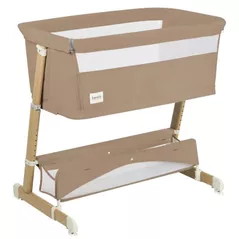 Leagăn Lionelo Patuc co-sleeper 5in1 Thomi Beige Caramel