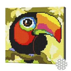 Картина по номерам Art Gallery BJ964 Mozaic cu diamante 20x20cm Tucan