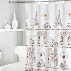 Perdea de duș Hydro S Tour de France, rosu/galben