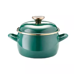 Cratiță Metalac 51713 эмалированная Solo 22cm, 5.7l, крышка металл