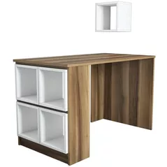 Офисный стол Trendy Cutie, Nuc, Alb 120x75x65cm