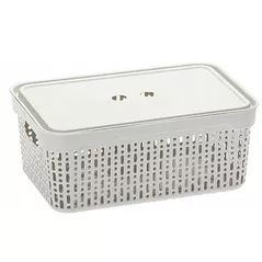 Короб для хранения Promstore 57114 Morsetta XL, 39.3x30x13cm, ceata alba