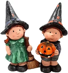 Decor pentru grădină Promstore 45096 Halloween Мальчик / Девочка 26cm