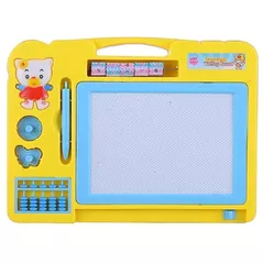 Набор для творчества A+B 8014 Tabla magnetica pentru copii pisica, galbena, cod 58644