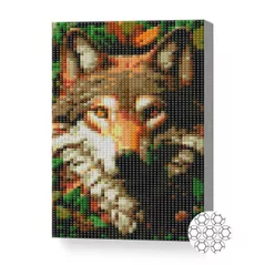 Картина по номерам Art Gallery XQC80109 Mozaic cu diamante 20x30cm Lup prietenos