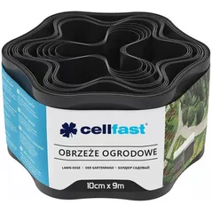 Садовая фигура Cellfast 30031H Газонная окантовка 10 см x 9 м (чёрная)