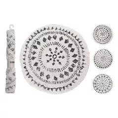 Коврик для ванной Promstore 49692 Covoras pentru baie Bathroom D70cm bumbac