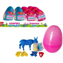 Jucărie BuBu YU0002 Ou cu surpriză Animale, include plastilină de modelat și forme