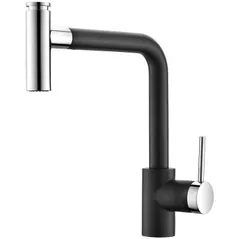 Смеситель кухонный Helika-AquaSanita 7783-601 Dolus Black metallic