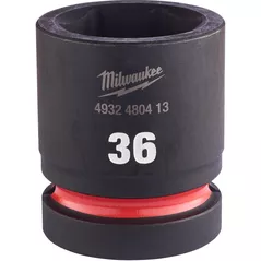 Set de tubulare, bite, duze Milwaukee 4932480413 tubulara de impact, scurta, cu patrat de 1", 36mm