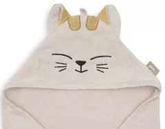 Accesoriu pentru baie Jollein 534-514-68134 Prosop cu gluga Terry Charlie Cat, 75x75cm