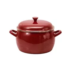 Кастрюля Metalac 51745 эмалированная Bordo 24cm, 7.9l, крышка металл