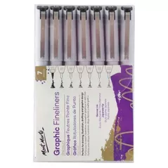 Set de creație Mont Marte MMPM0025 Set linere grafice 7buc