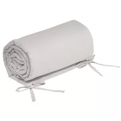 Protecție laterală pentru pătuț Petite&Mars 354206 Protectii laterale pentru patut Tilly Light Grey, 180cm