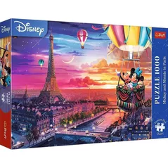 Puzzle Trefl 10917 Puzzles 1000 Premium Plus: Mickey and Minnie in Paris/Disney