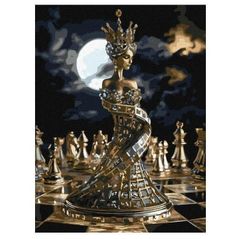 Tablou pe numere Ideyka (KHO8560) Queen's move, 30х40