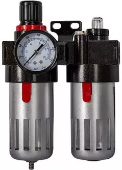 Compresor Profmet 815163 Unitate de tratare a aerului in doua etape cu reductor si manometru 1/4