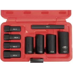 Набор головок, бит, насадок JTC JTC-4297 набор головок для снятия секреток, 9 предм.