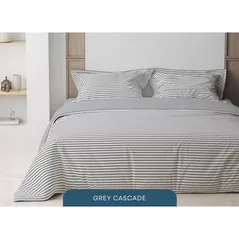 Lenjerie de pat Relaxe Home Lenjerie de pat Soft Dreams (EURO) (200x220) (Grey Cascade)
