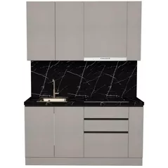 Mobilă pentru bucatarie ArtFlame GOLA New Grey (1.6 m.l.)