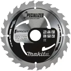Disc de tăiere Makita B-64185 Disc ferastrau circ tip efficut 190x30x24