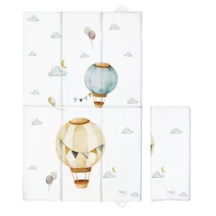 Accesoriu pentru înfășat Ceba Baby W-305-000-734 Saltea de infasat pliabila Basic Balloons, 60x40 cm