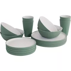 Посуда походная Outwell Set vesela Gala 4 Person Dinner Shadow Green