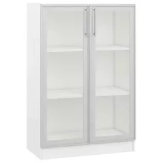 Dulap Mobildor-Lux Vitrină Practik (80x40x120H cm) White