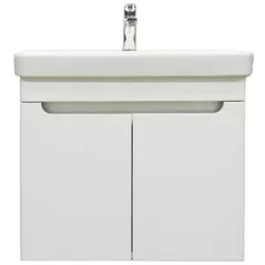 Шкаф под умывальник Bayro Damat Luxor 700 подвесной / белый мат