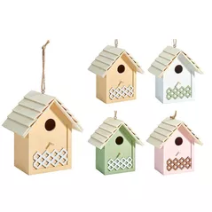 Decor ProGarden 38052 Casuta din lemn pentru pasari 16x12x18cm