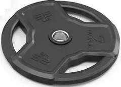 Ganteră LiveUp 49885 Disc Premium Rubber Plates 2.5kg, LP8330/2.5/BK